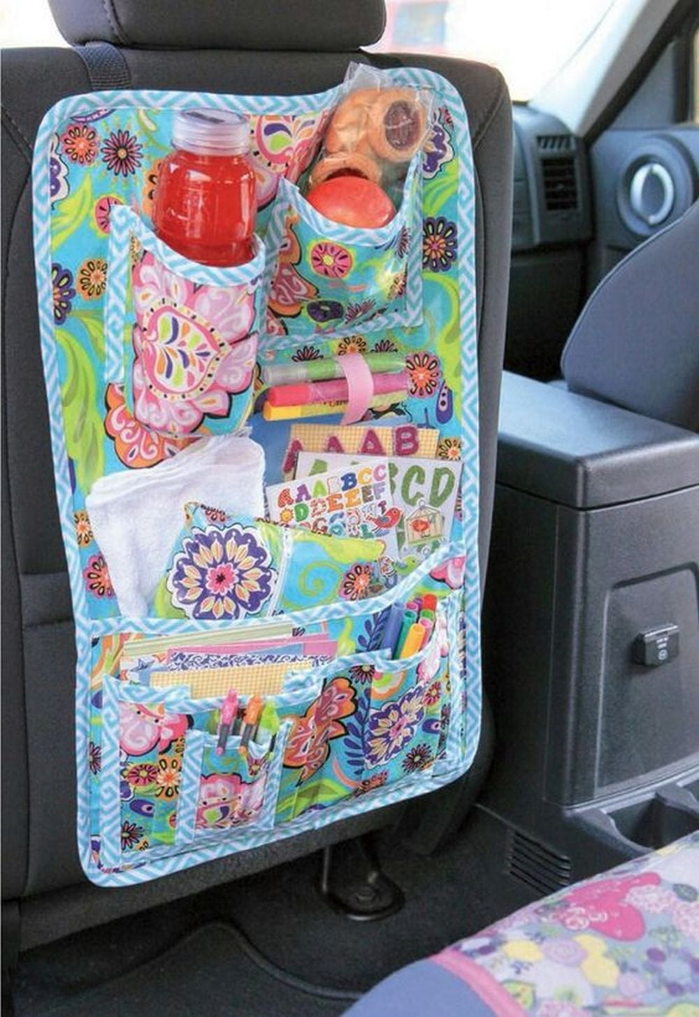 DIY Car Seat Organizer
 DIY Back Seat Car Organizer – Craft projects for every fan