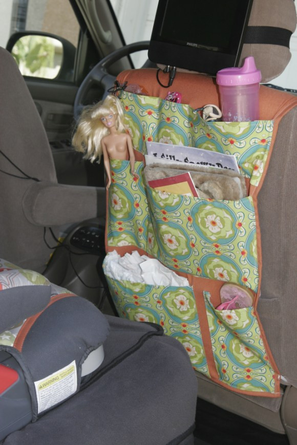 DIY Car Seat Organizer
 Featured DIY Back Seat Organizer SEWTORIAL