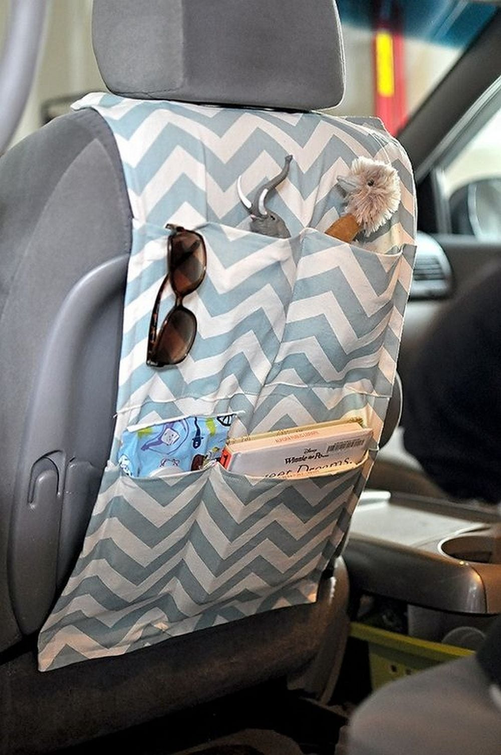 DIY Car Seat Organizer
 DIY Back Seat Car Organizer – Craft projects for every fan