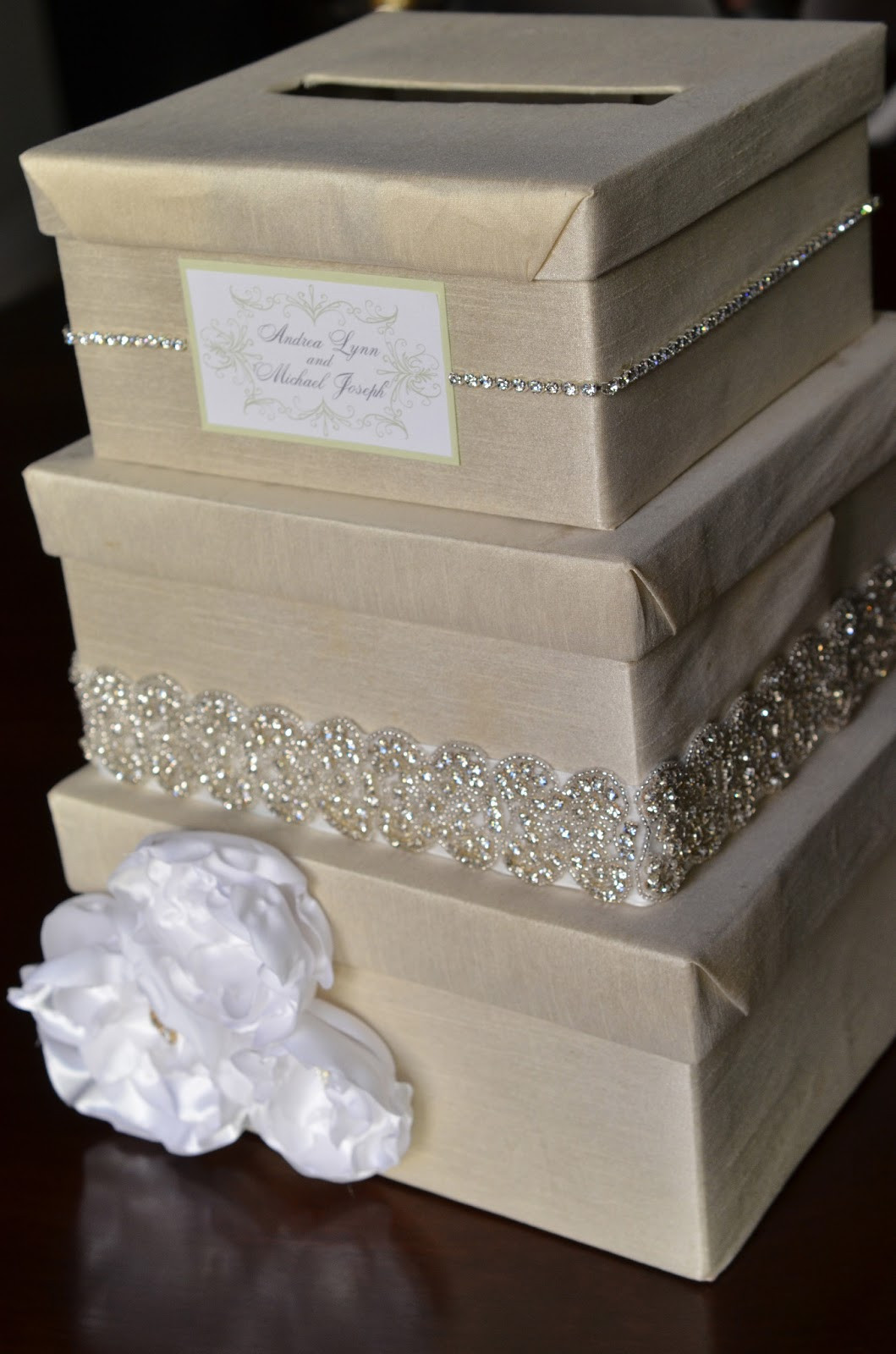 DIY Card Boxes Wedding
 DIY Wedding Card Box Tutorial Andrea Lynn HANDMADE