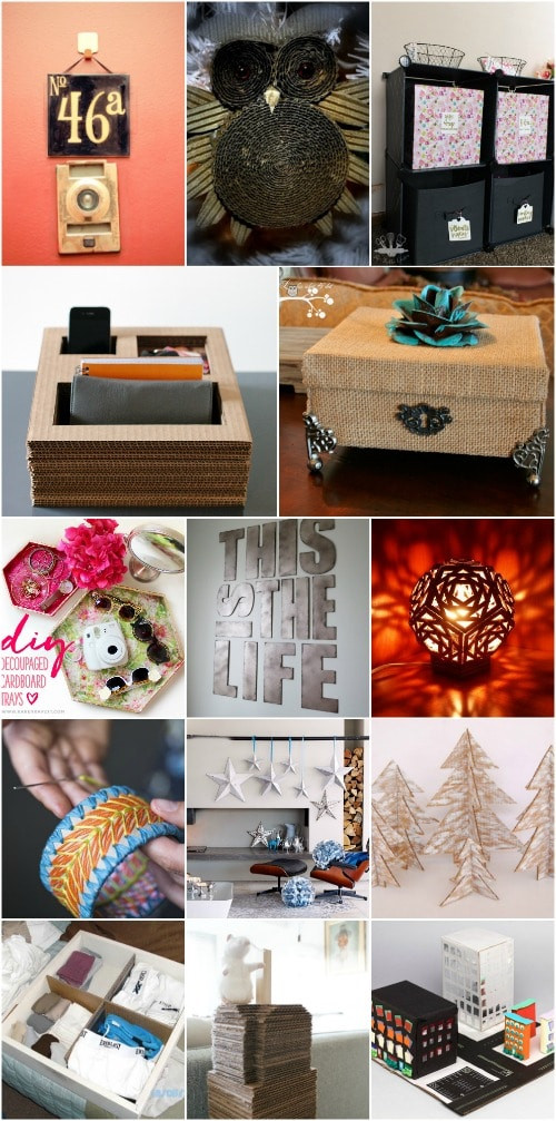DIY Cardboard Box Projects
 35 Brilliant DIY Repurposing Ideas For Cardboard Boxes