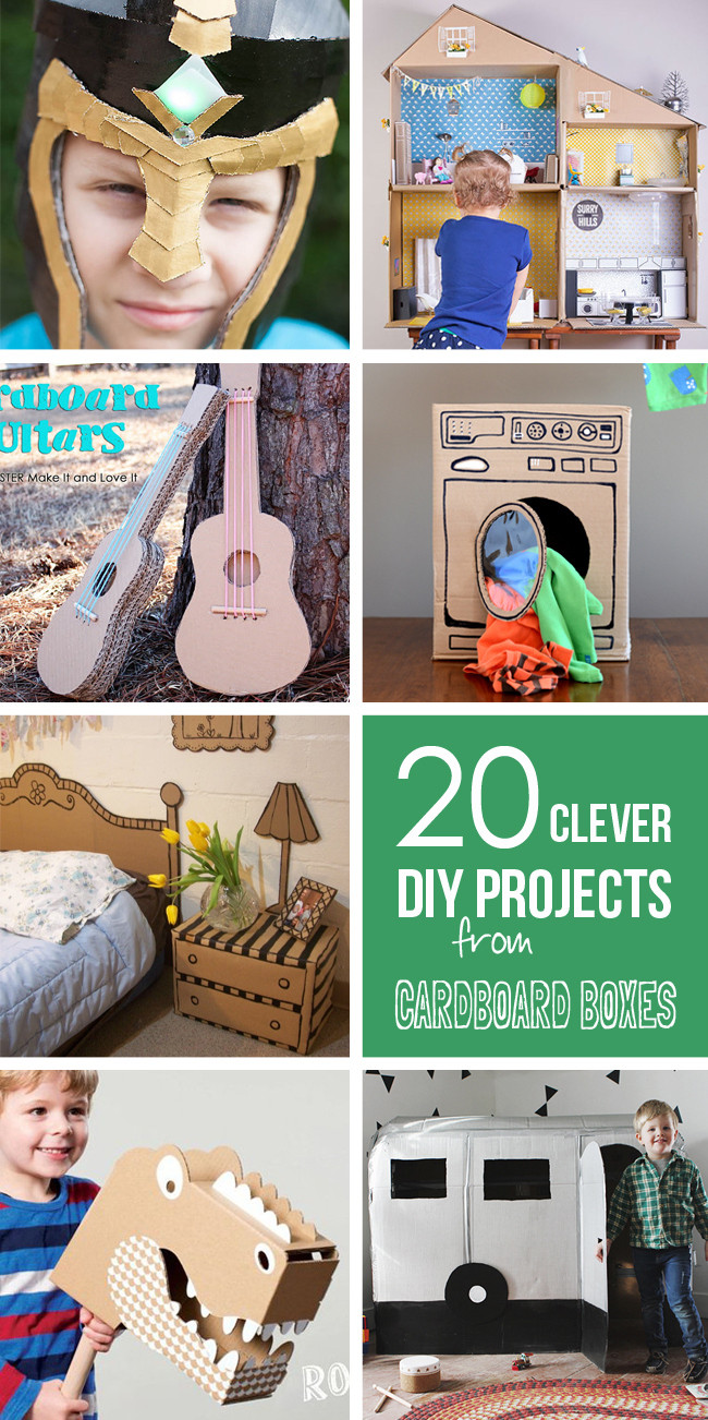 DIY Cardboard Box Projects
 20 Clever DIY projects using old CARDBOARD BOXES