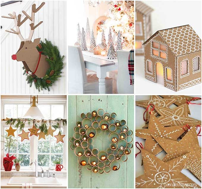 DIY Cardboard Decor
 Cardboard Christmas Decorations Bren Did