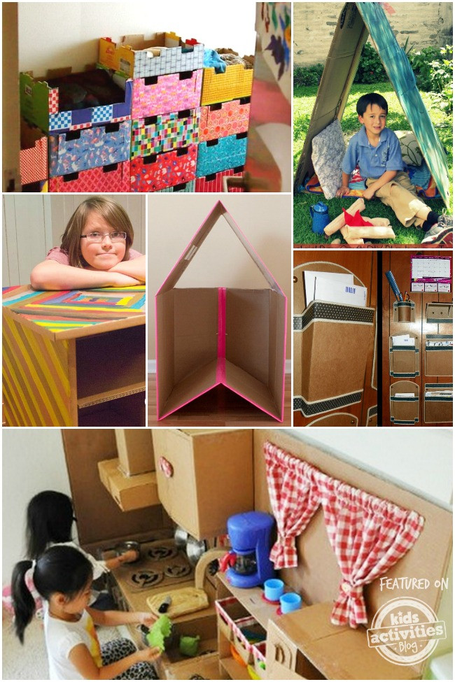 DIY Cardboard Decor
 DIY Cardboard Furniture For Kids
