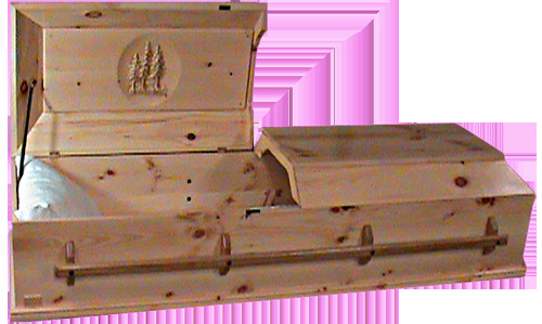 DIY Casket Plans
 Pine coffins from $1200