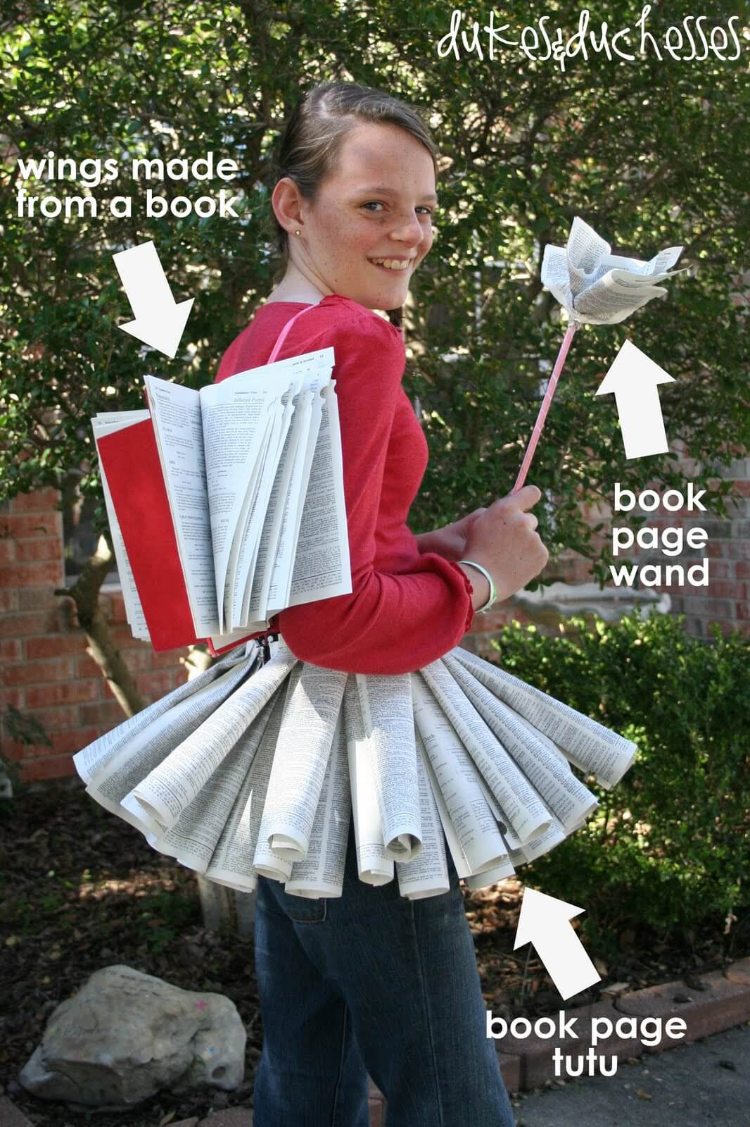 DIY Character Costumes
 Book Fairy Halloween Costume Dukes and Duchesses