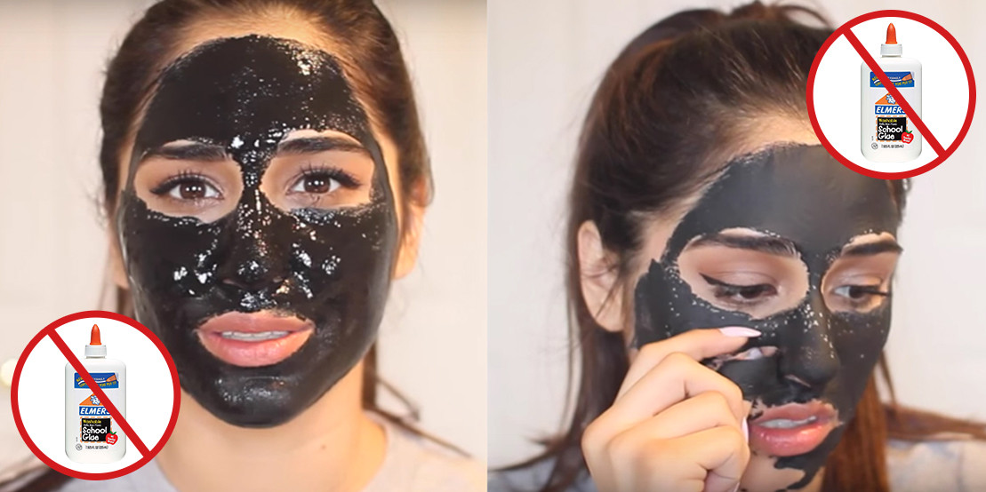 DIY Charcoal Mask With Glue
 Dangers of the Elmer s Glue Charcoal Face Mask DIY Face