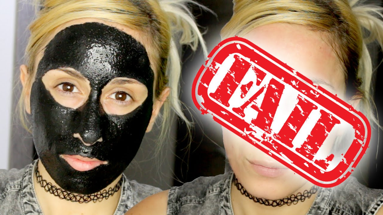 DIY Charcoal Mask With Glue
 DIY Charcoal & Glue Blackhead Remover Face Peel f Mask
