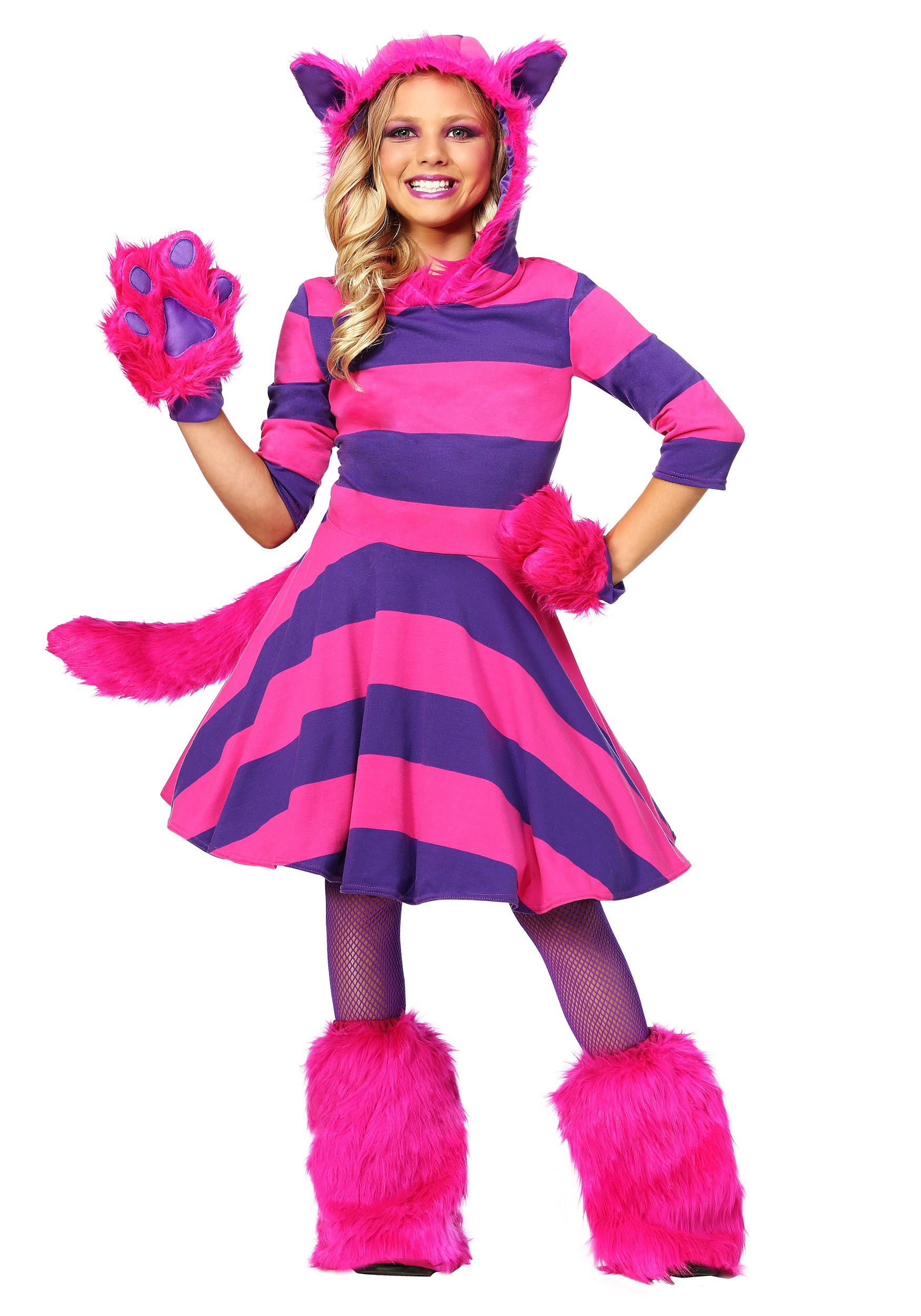 DIY Cheshire Cat Costume
 Cheshire Cat Costume for Girls