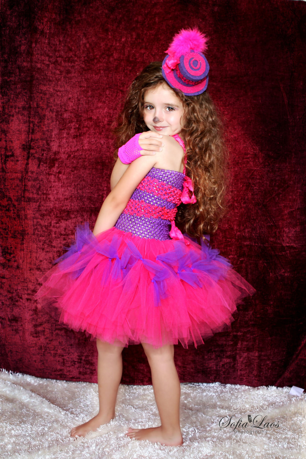 DIY Cheshire Cat Costume
 Cheshire cat inspired tutu outfit from Alice in wonderland