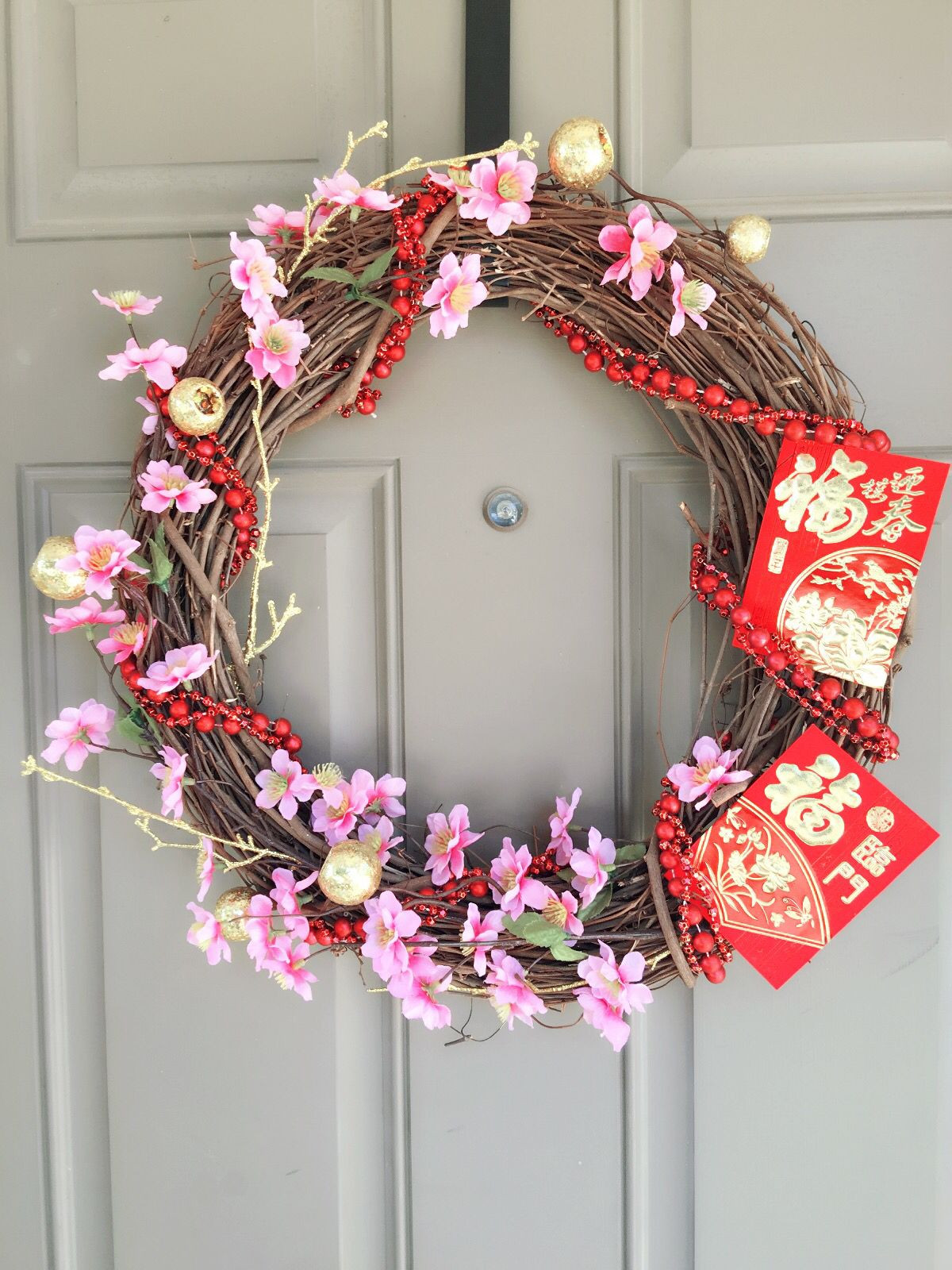 DIY Chinese New Year Decorations
 DIY lunar New Year wreath Tet Vietnamese New Year Chinese