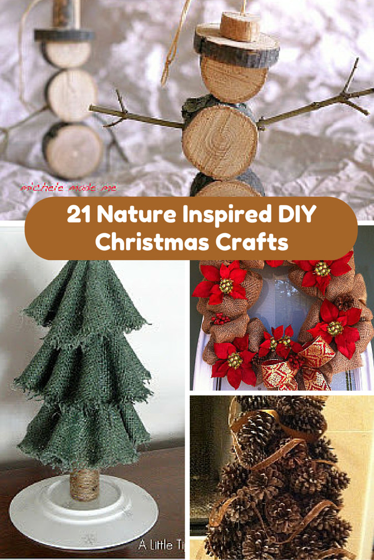 DIY Christmas Crafts
 21 Nature Inspired DIY Christmas Crafts