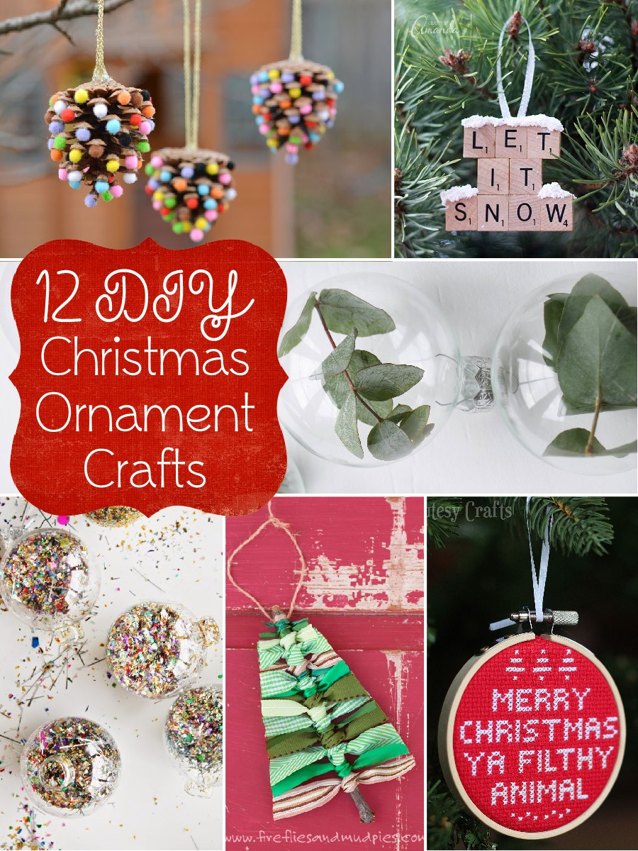 DIY Christmas Crafts
 12 DIY Christmas Ornament Crafts The Scrap Shoppe