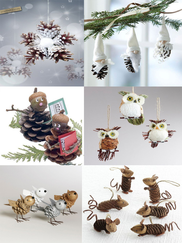 DIY Christmas Crafts
 40 Easy and Cute DIY Pine Cone Christmas Crafts