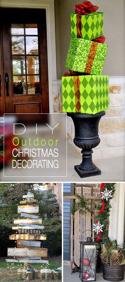 DIY Christmas Outdoor Decorations Ideas
 DIY Outdoor Christmas Decorating