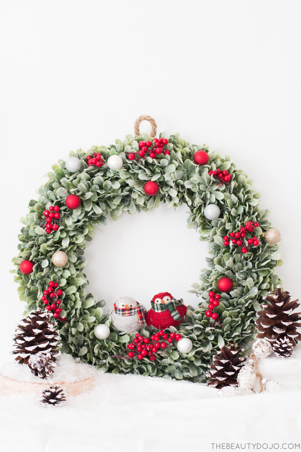 DIY Christmas Pictures
 DIY Christmas Wreath The Beautydojo