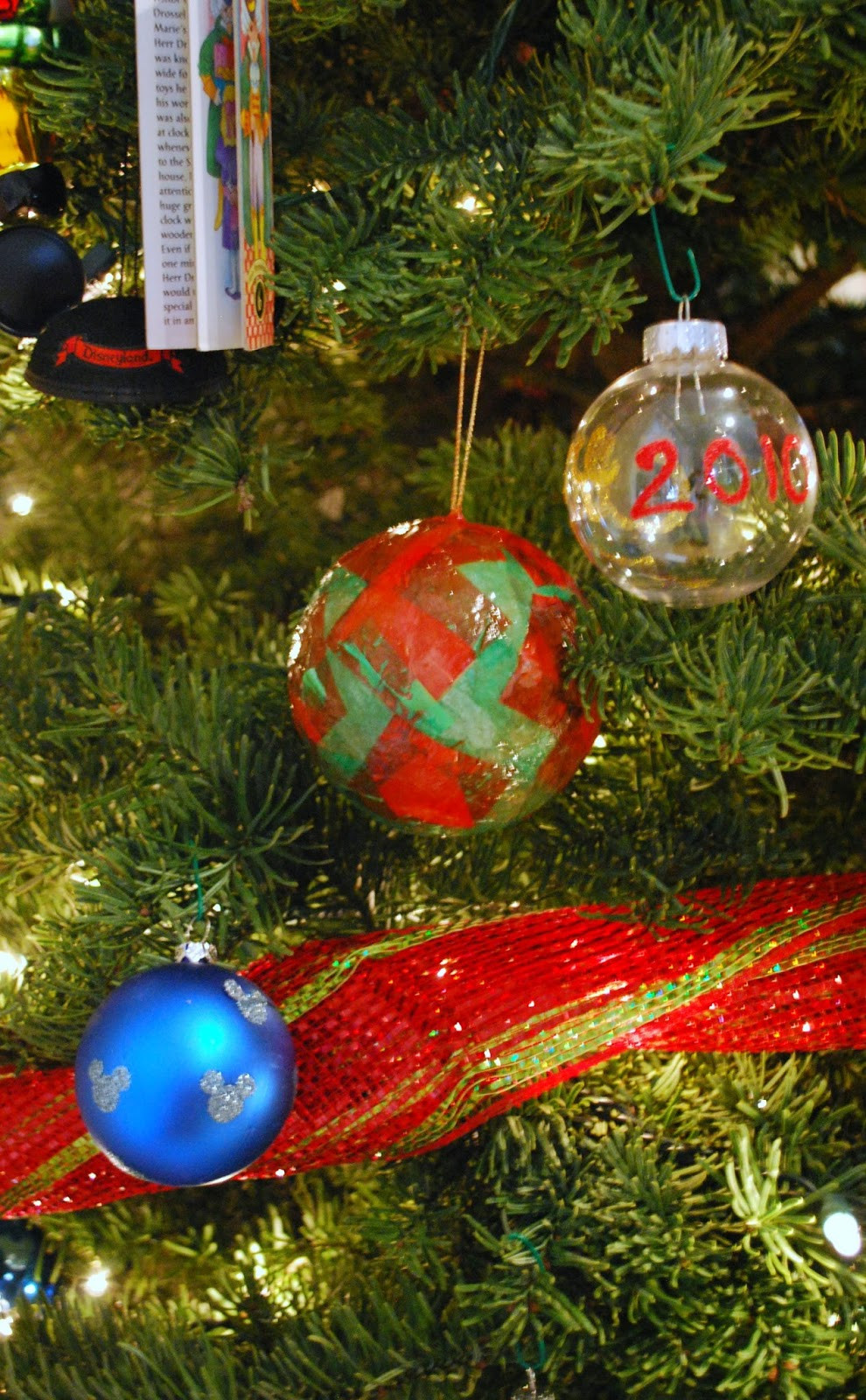 DIY Christmas Pictures
 Homemade Christmas Ornaments with Tissue Paper Mess for Less