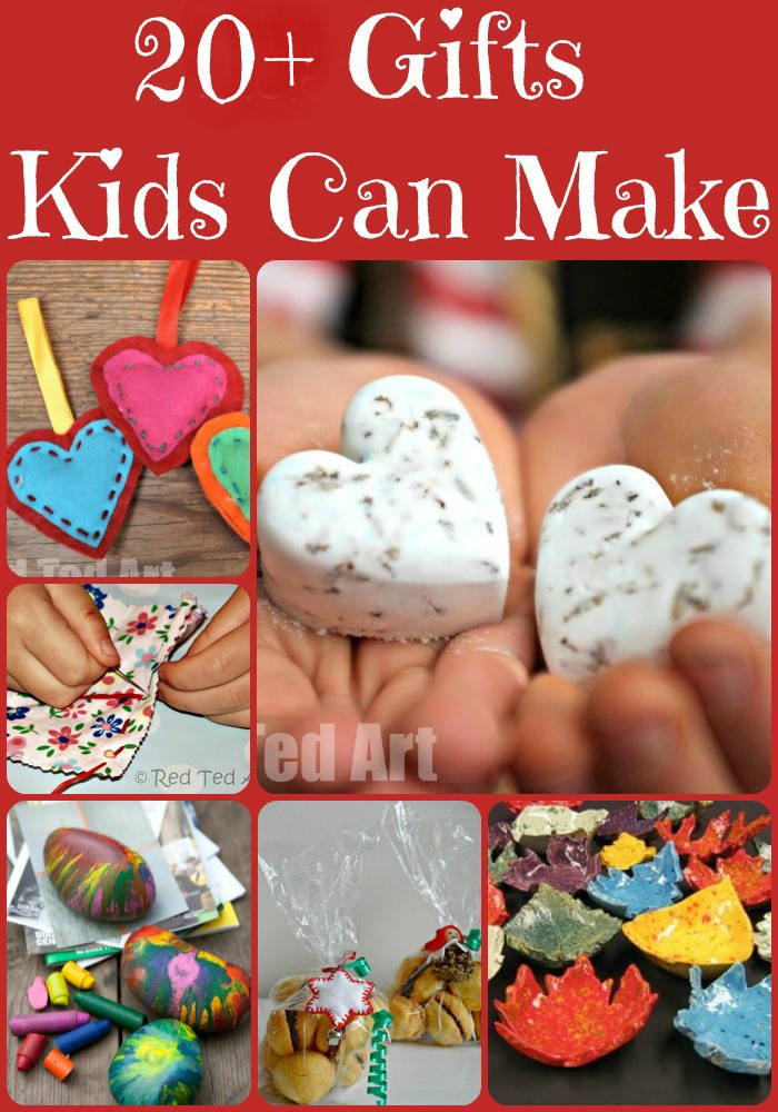 DIY Christmas Presents For Kids
 Christmas Gifts Kids Can Make Red Ted Art Make