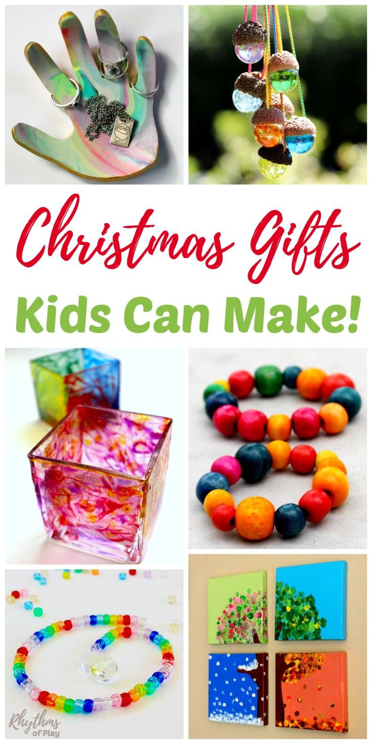 DIY Christmas Presents For Kids
 Homemade Gifts Kids Can Make for Parents and Grandparents