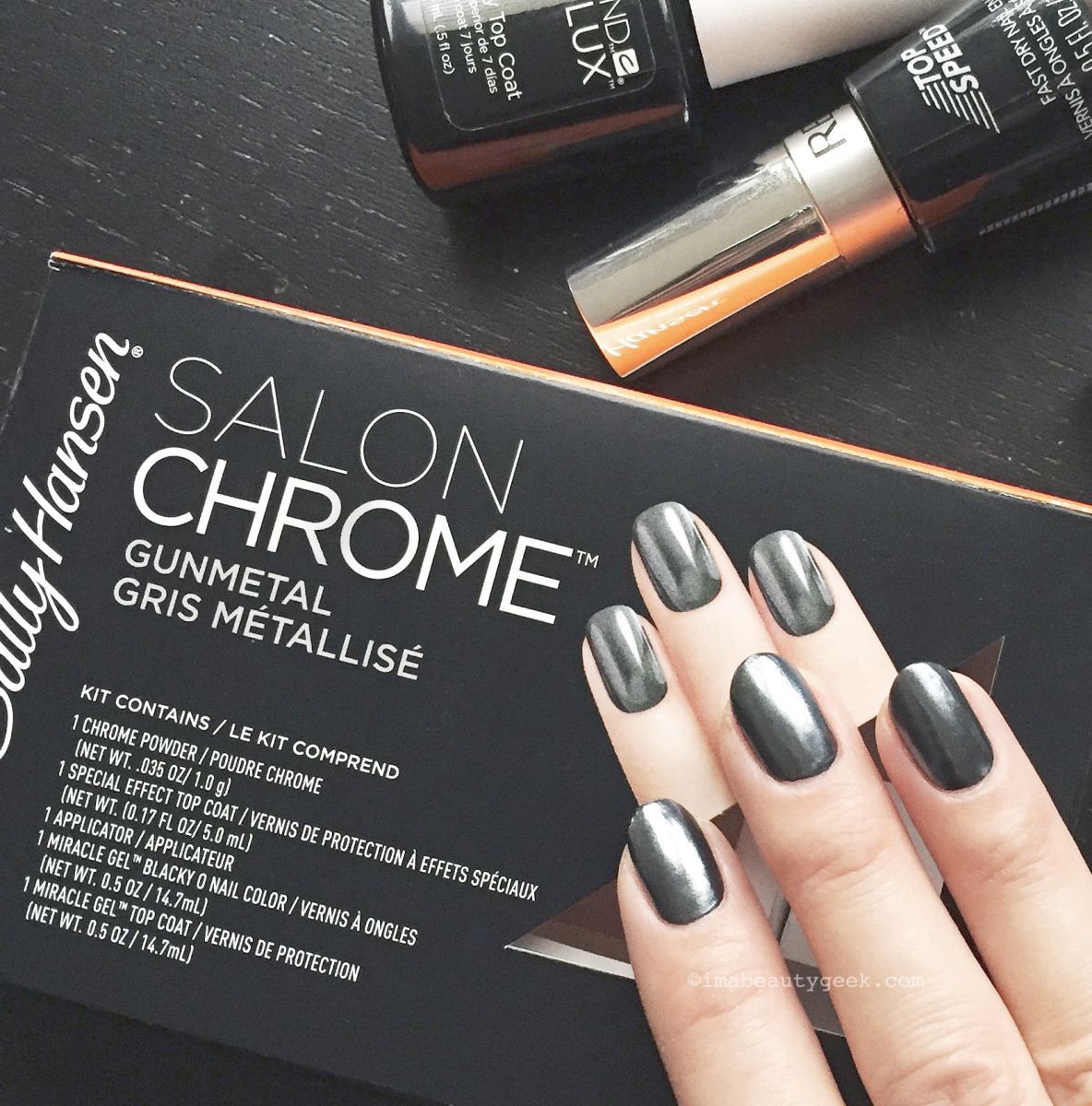 DIY Chrome Kit Amazon
 HOW TO DIY CHROME NAILS AT HOME OVER REGULAR NAIL POLISH