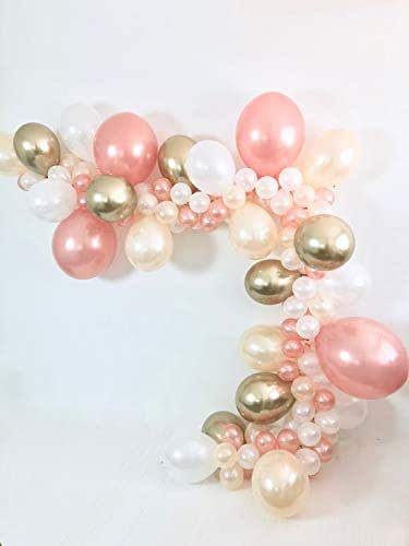 DIY Chrome Kit Amazon
 Amazon DIY Rose Gold White Peach Chrome Gold Balloon