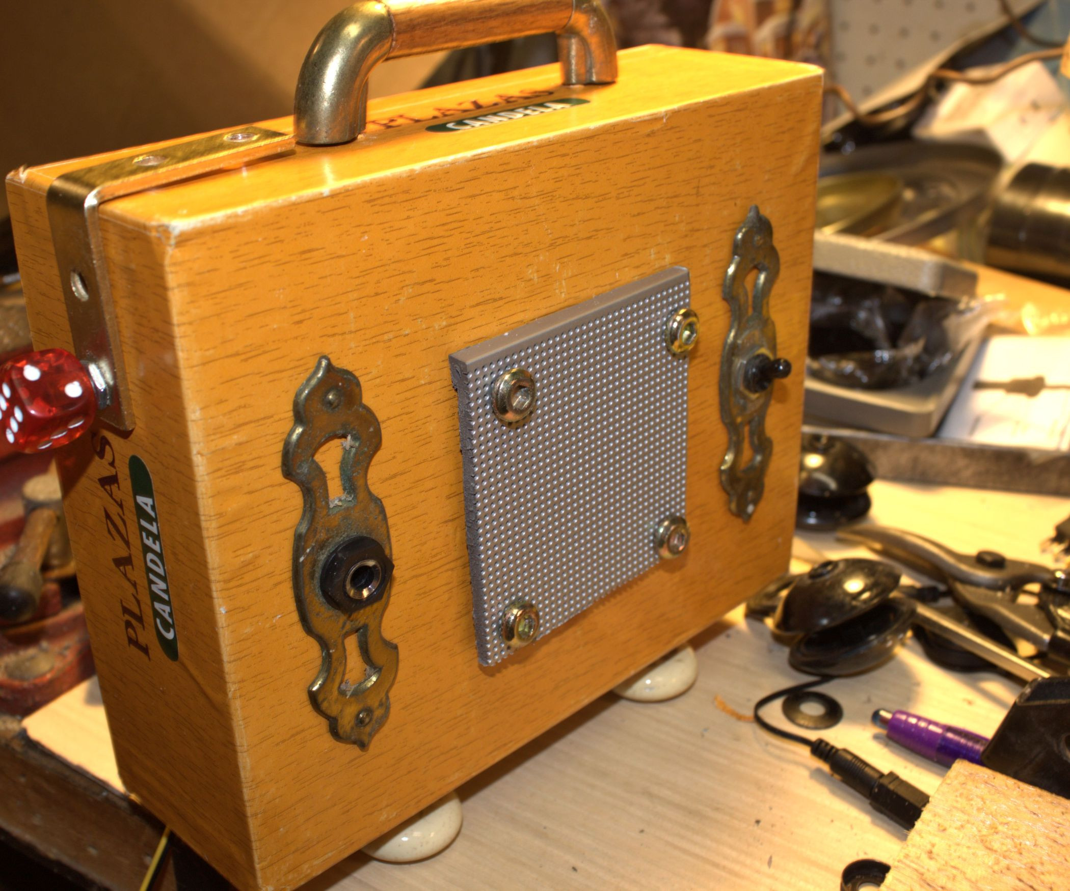 DIY Cigar Box Guitar
 Make Your Own Cigar Box Guitar Mp3 Player Amplifier 5