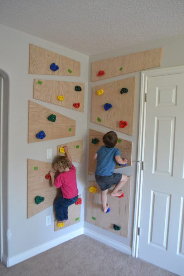 DIY Climbing Wall For Kids
 25 Fun Climbing Wall Ideas For Your Kids Safety