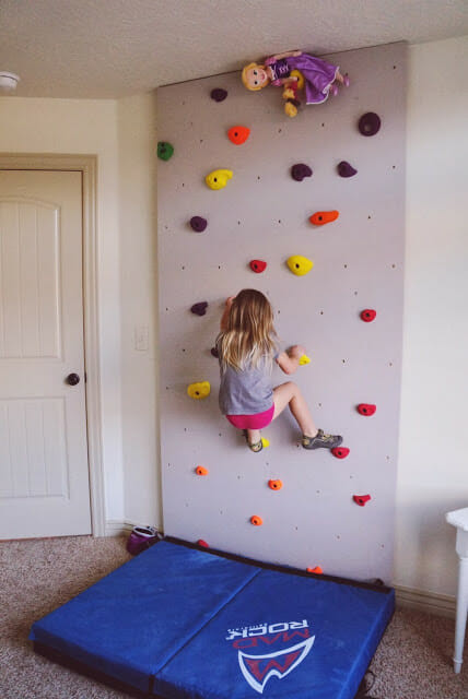 DIY Climbing Wall For Kids
 Playroom Ideas to Keep your Home from Looking like a Toy