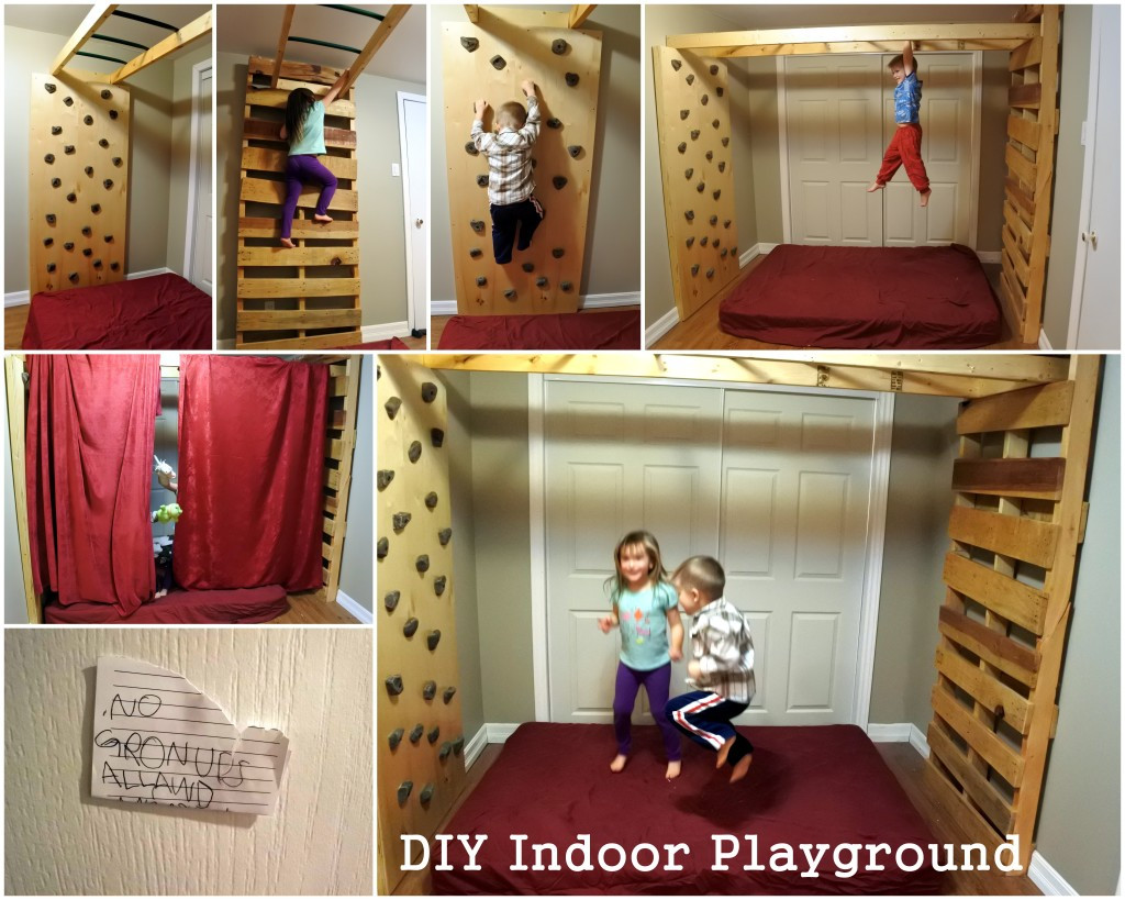 DIY Climbing Wall For Kids
 Indoor Climbing Space