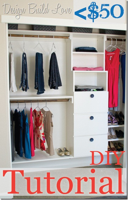 DIY Closet Organization Plans
 50 Custom DIY Closet Kit Tutorial The Paper Mama