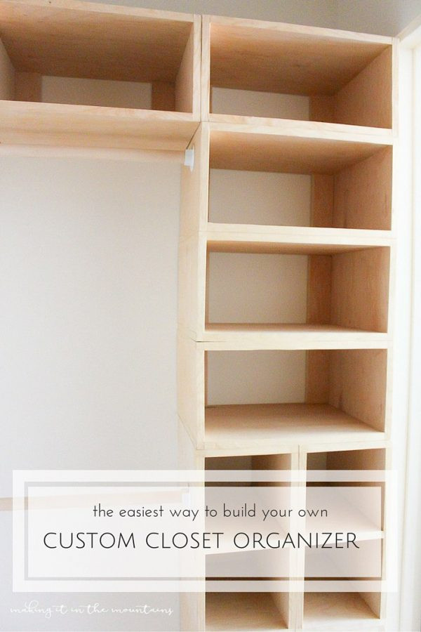 DIY Closet Organizers
 20 Amazing DIY Wood Projects