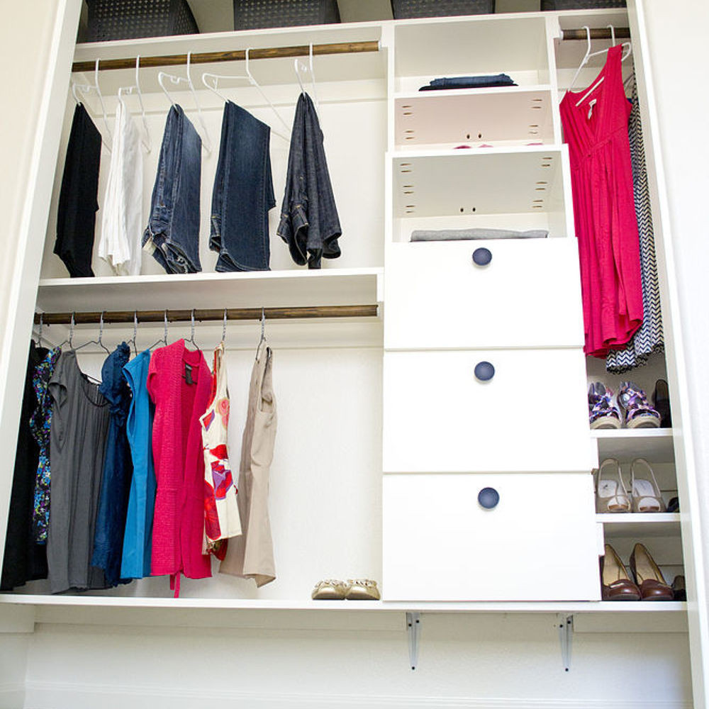 DIY Closet Organizers
 DIY Closet Kit for Under $50