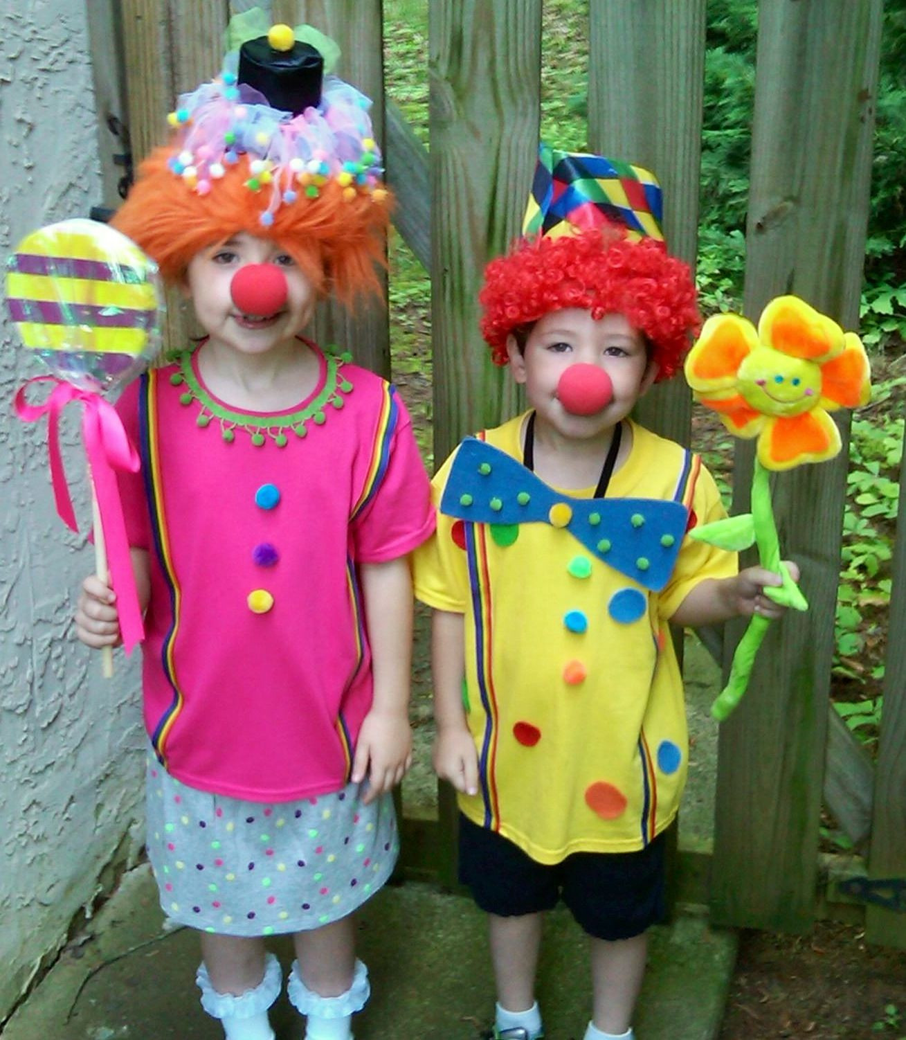 DIY Clown Costumes
 Homemade Clown Costumes