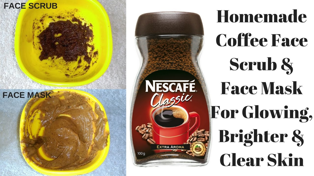 DIY Coffee Face Mask
 DIY Coffee Face Scrub & Mask