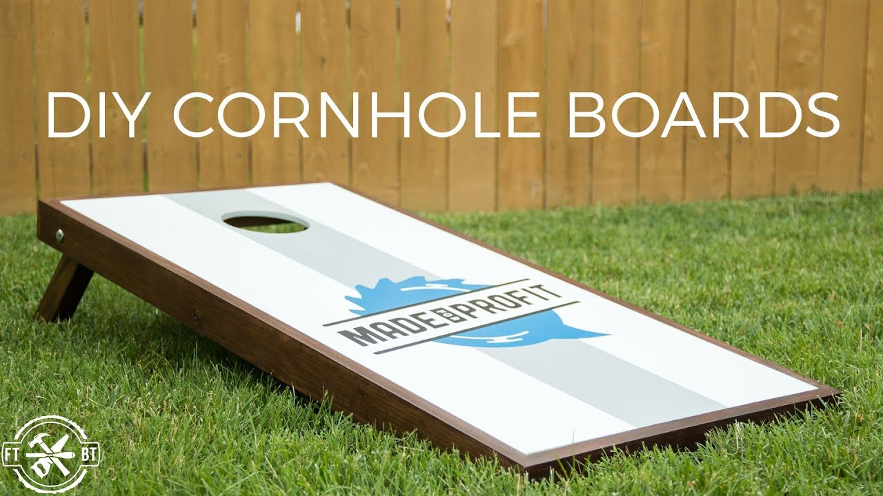 DIY Cornhole Plans
 DIY Cornhole Boards with Style