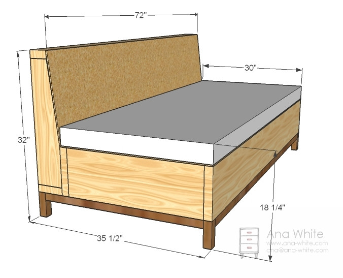 DIY Couch Plans
 Ana White