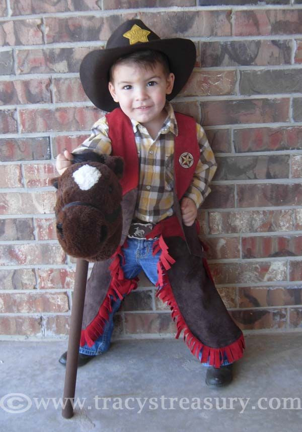 DIY Cowboy Costume
 Cowboy Sheriff Costume Sewing Tutorial