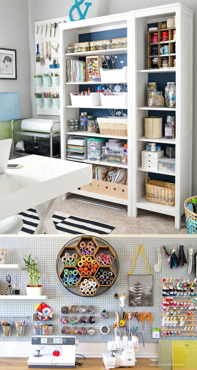 DIY Craft Room Organization Ideas
 21 Inspiring Workshop and Craft Room Ideas for DIY