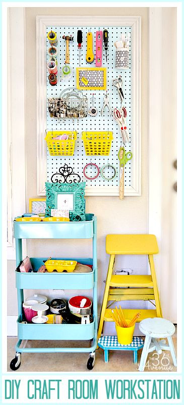 DIY Craft Room Organization Ideas
 20 Craft Room Organization Ideas