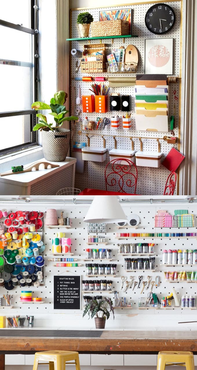 DIY Craft Room Organization Ideas
 21 Inspiring Workshop and Craft Room Ideas for DIY