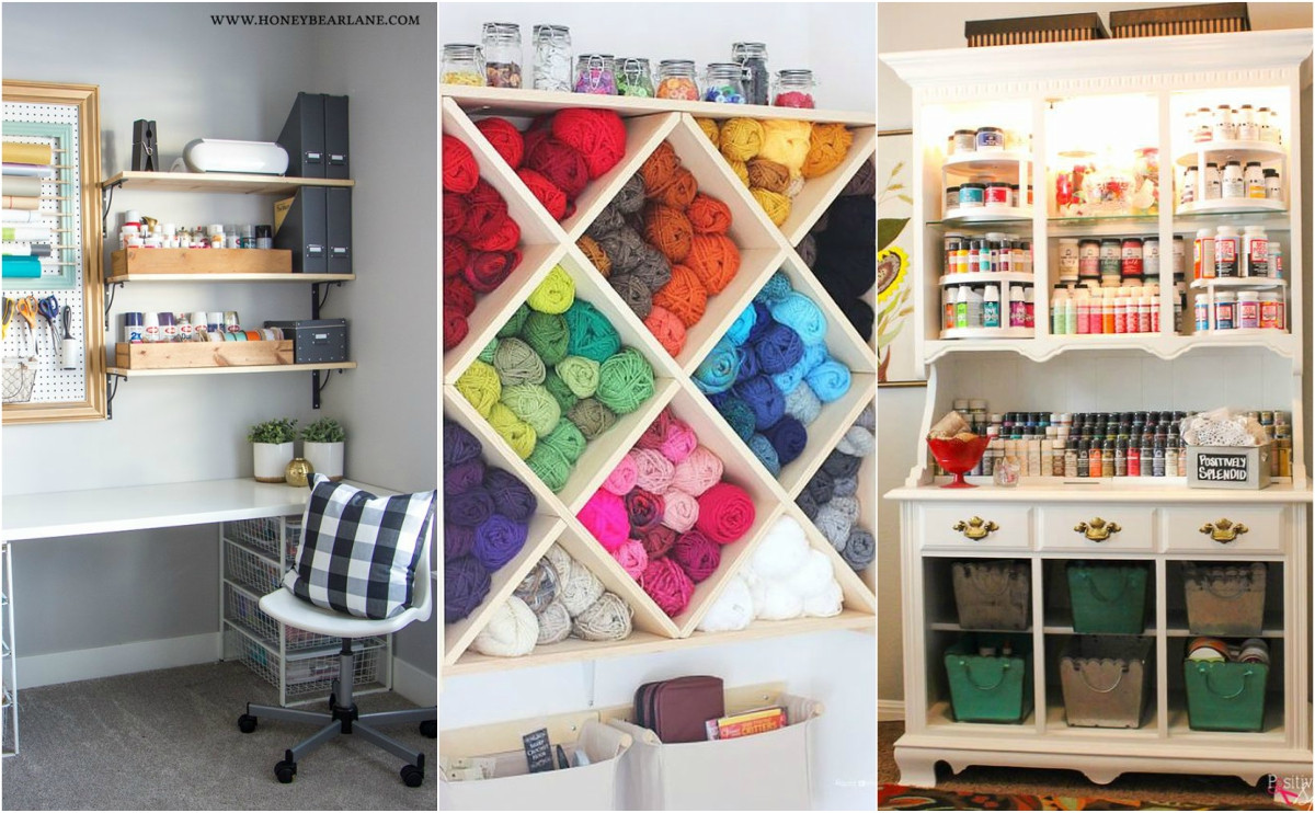 DIY Craft Room Organization Ideas
 7 Totally Inspiring Craft Room Storage Ideas