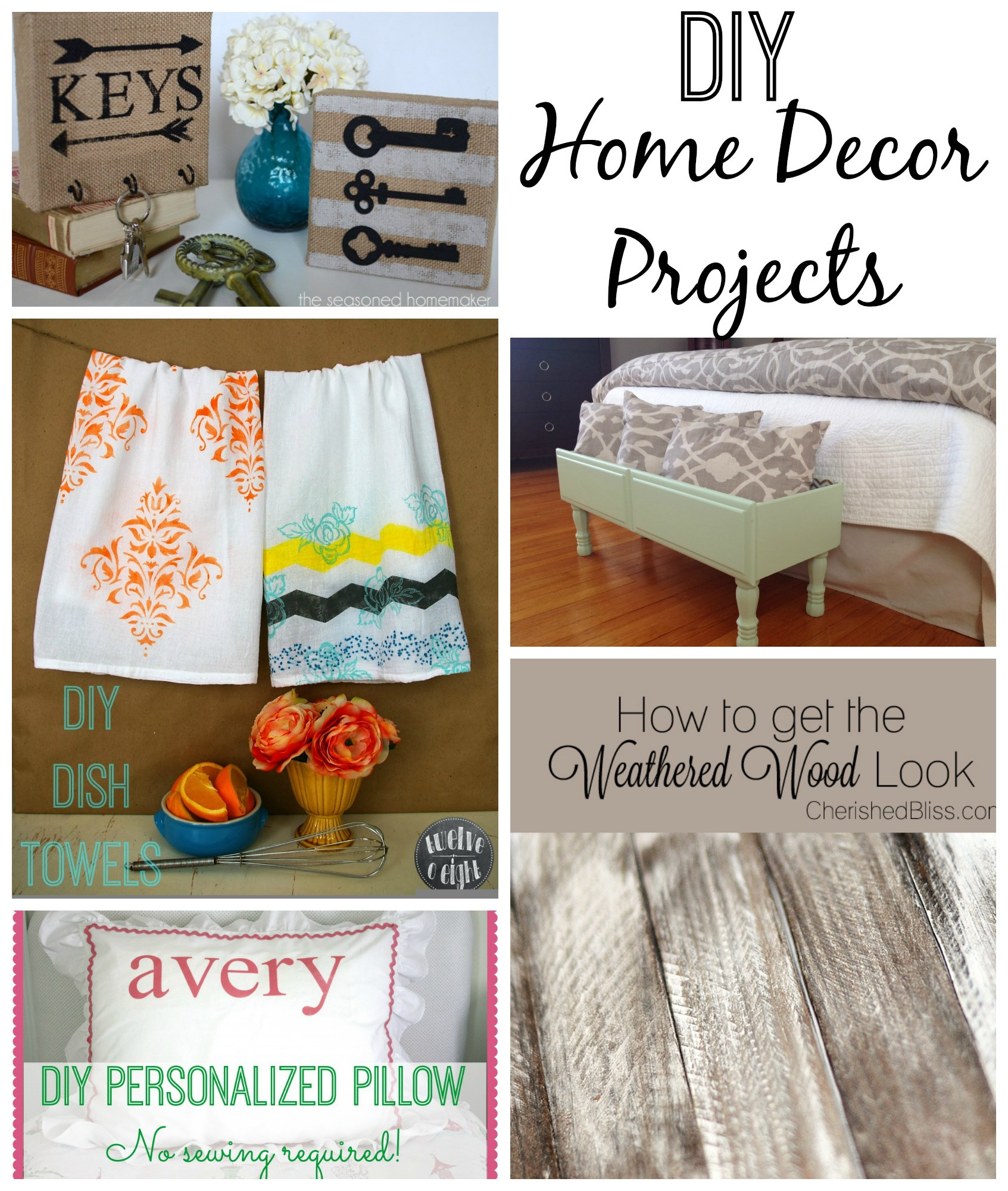 DIY Crafts Ideas For Home Decor
 DIY Home Decor Projects
