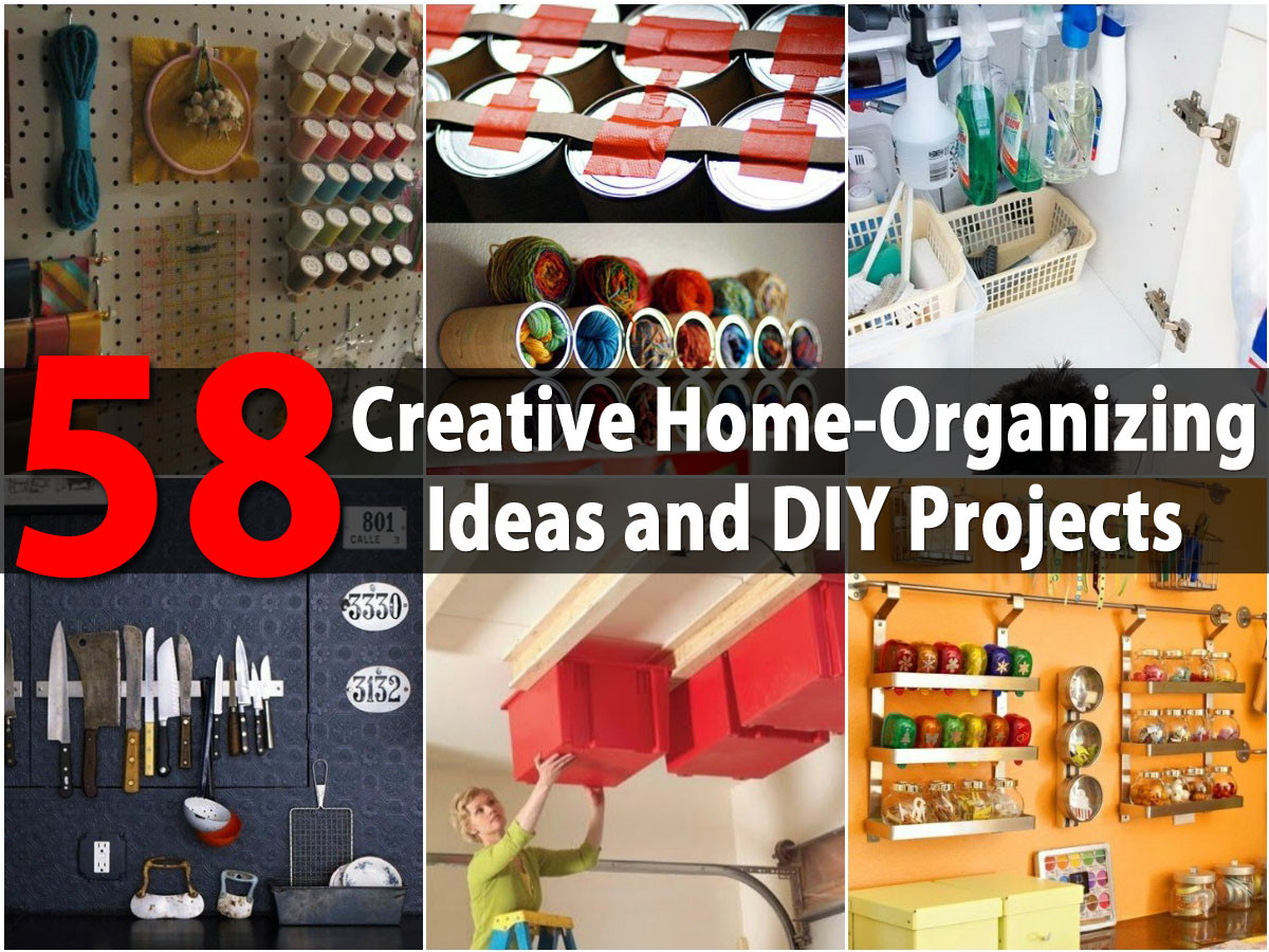 DIY Crafts Organization
 Top 58 Most Creative Home Organizing Ideas and DIY