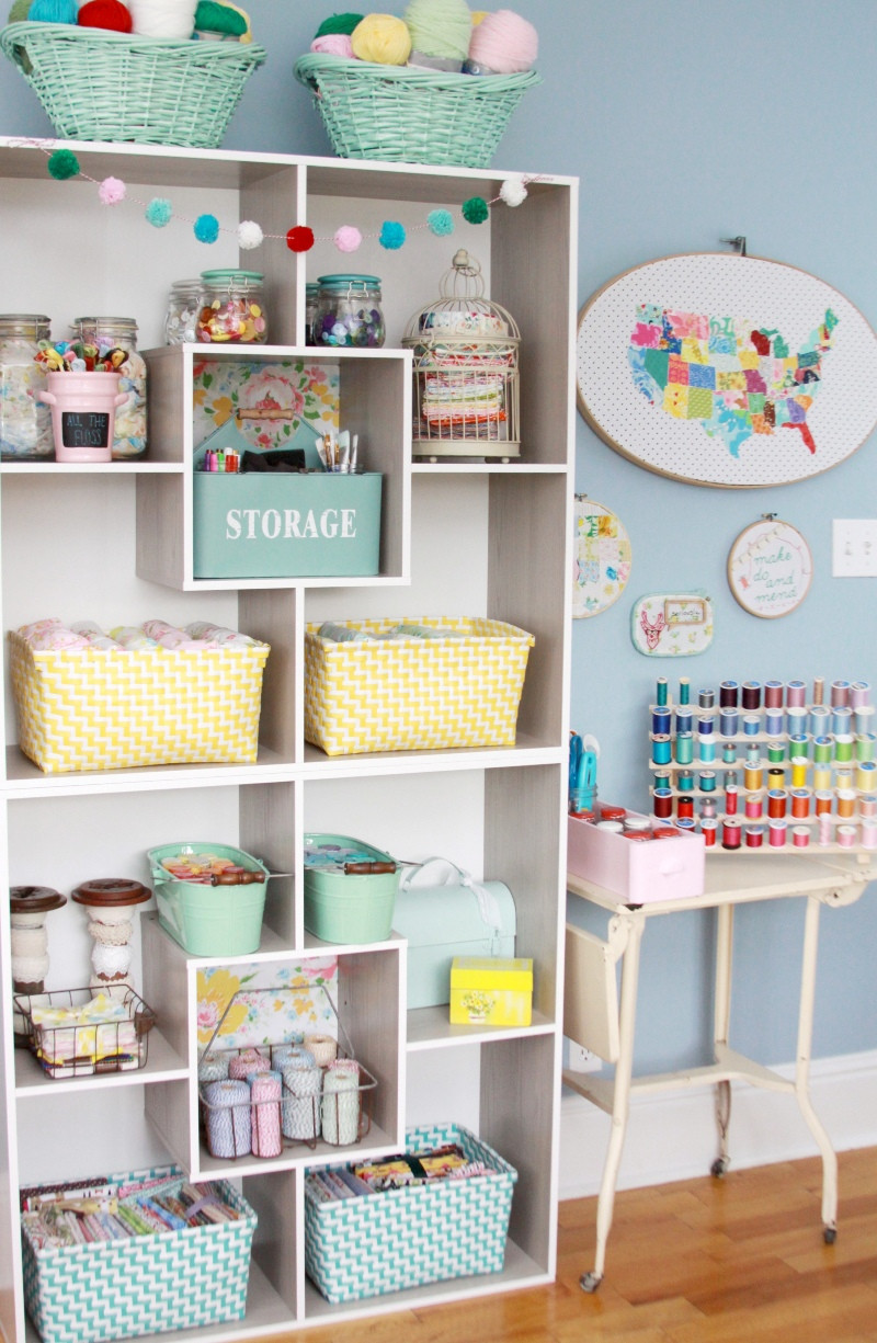 DIY Crafts Organization
 Creative Craft Room Storage