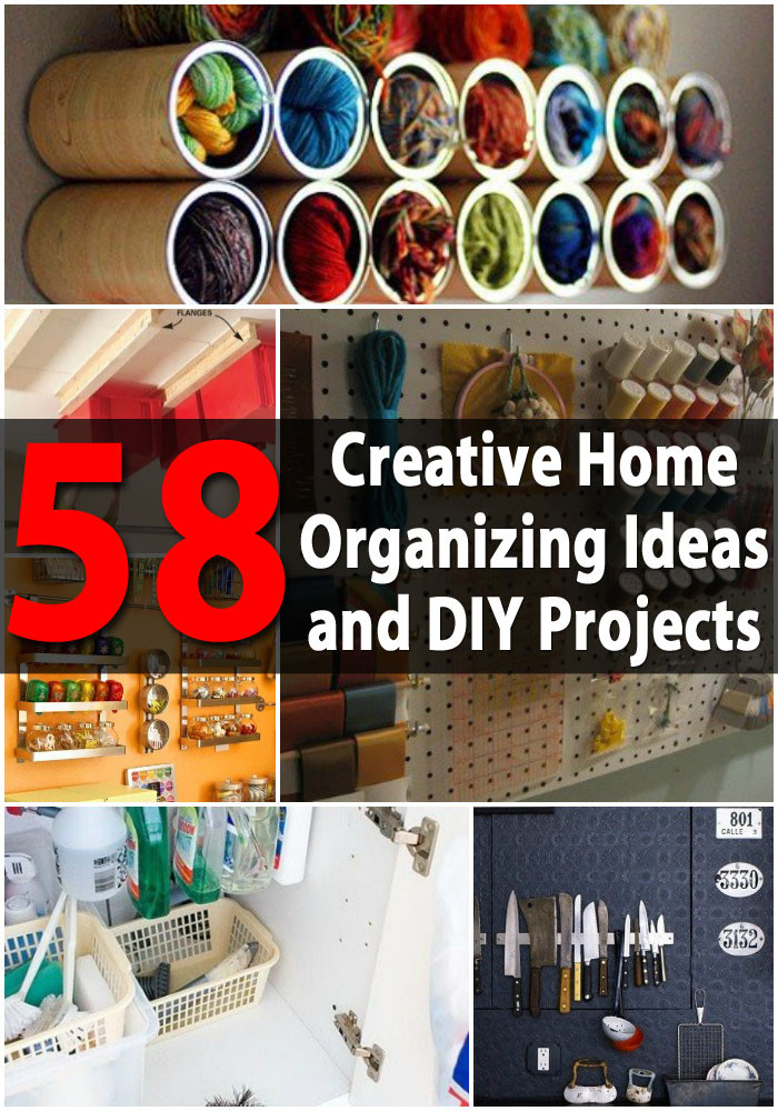 DIY Crafts Organization
 Top 58 Most Creative Home Organizing Ideas and DIY