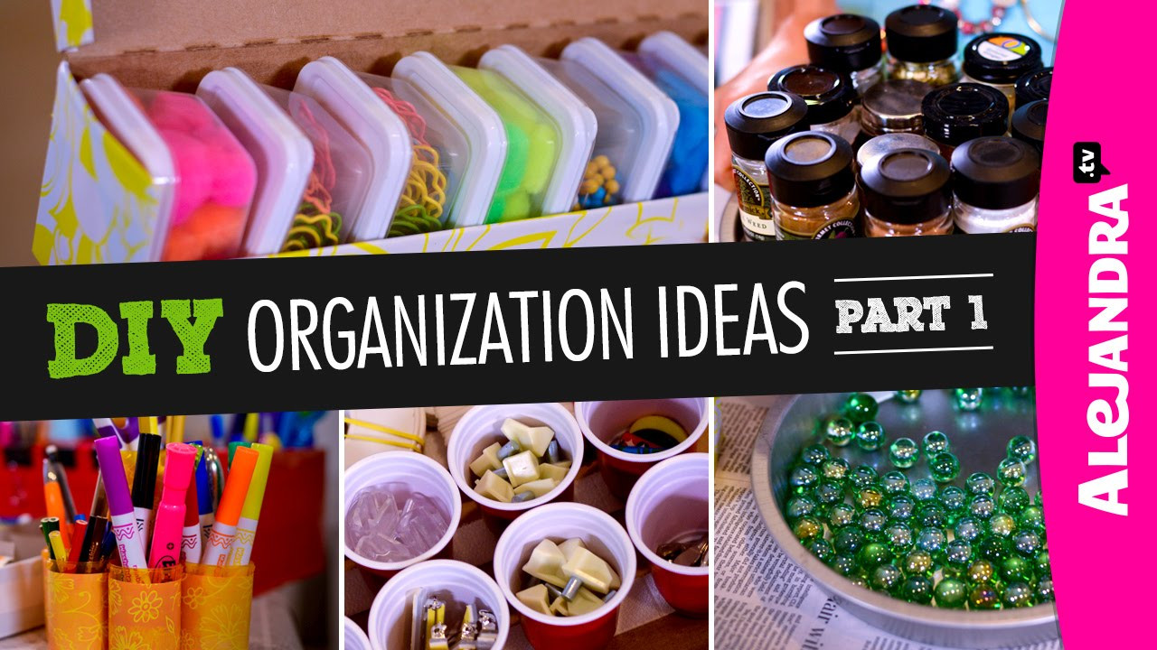 DIY Crafts Organization
 DIY Organization Ideas Part 1