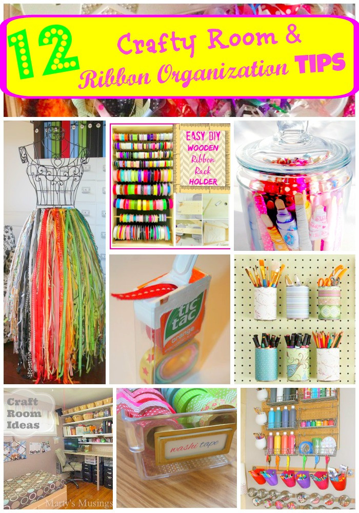 DIY Crafts Organization
 Feature Friday 12 DIY Craft Organization Ideas Bow