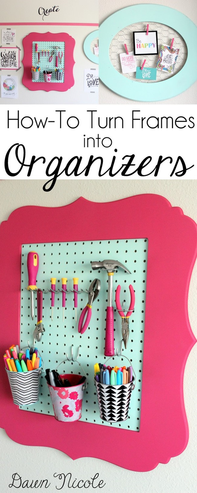 DIY Crafts Organization
 DIY Craft Supply Organization