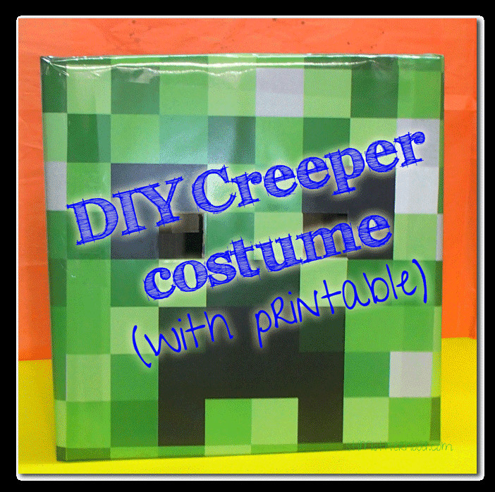 DIY Creeper Costume
 DIY Minecraft Creeper Costume with printable