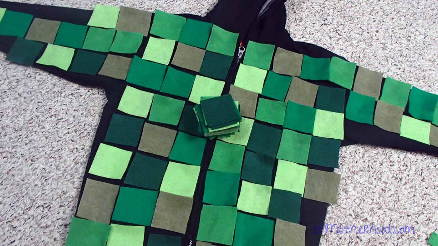 DIY Creeper Costume
 Easy Minecraft Creeper Costume at s fy to wear